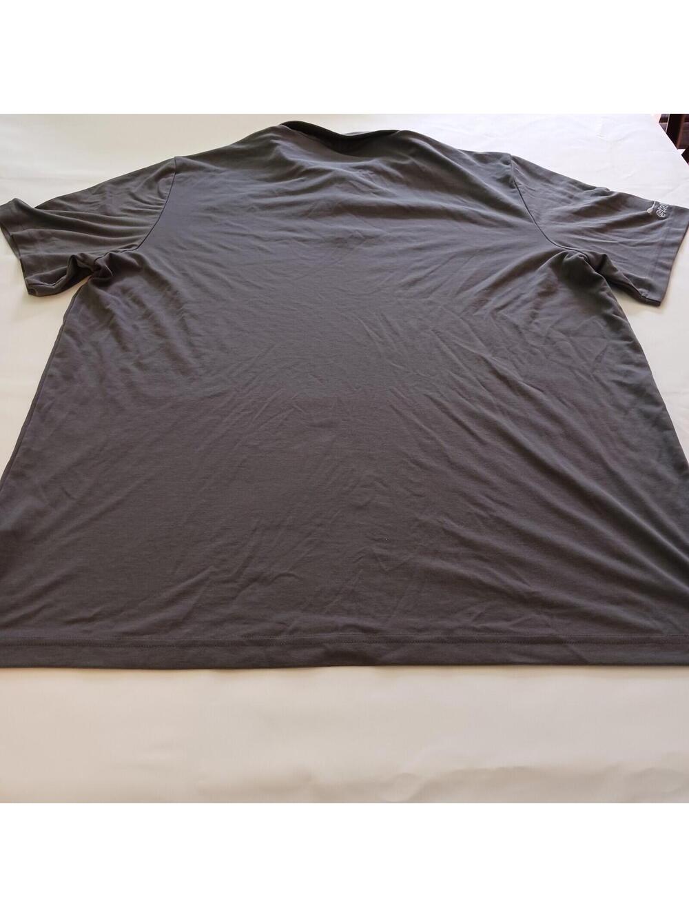 Travis Mathew Cotton & Polyester Men's Polo Gray Shirt Size 3XL Short Sleeve